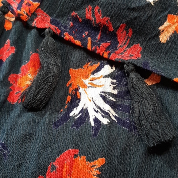 Mud Pie NWT one size kimono w/tassels - Picture 3 of 7